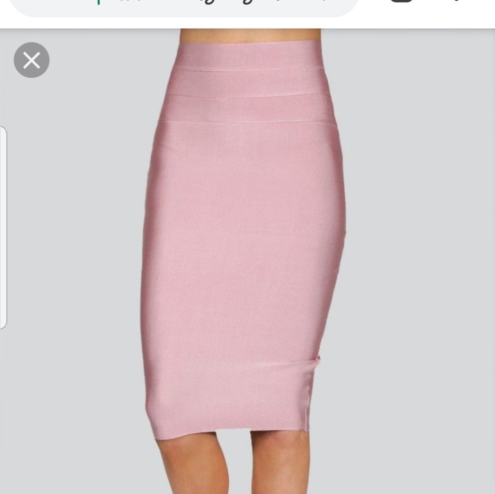 Rose high waist bandage skirt